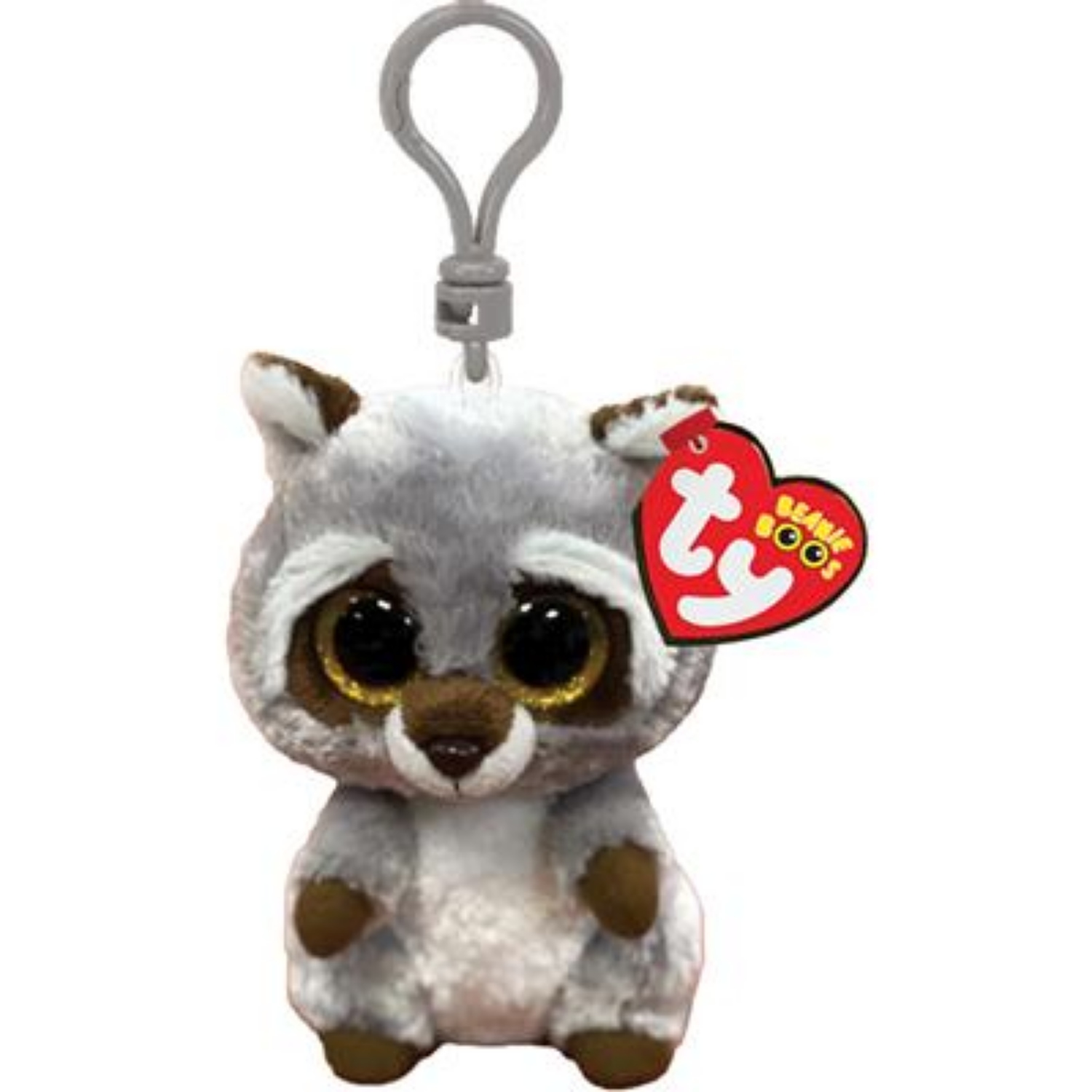 TY BEANIE BOO SLEUTELHANGER OAKIE RACOON CLIP