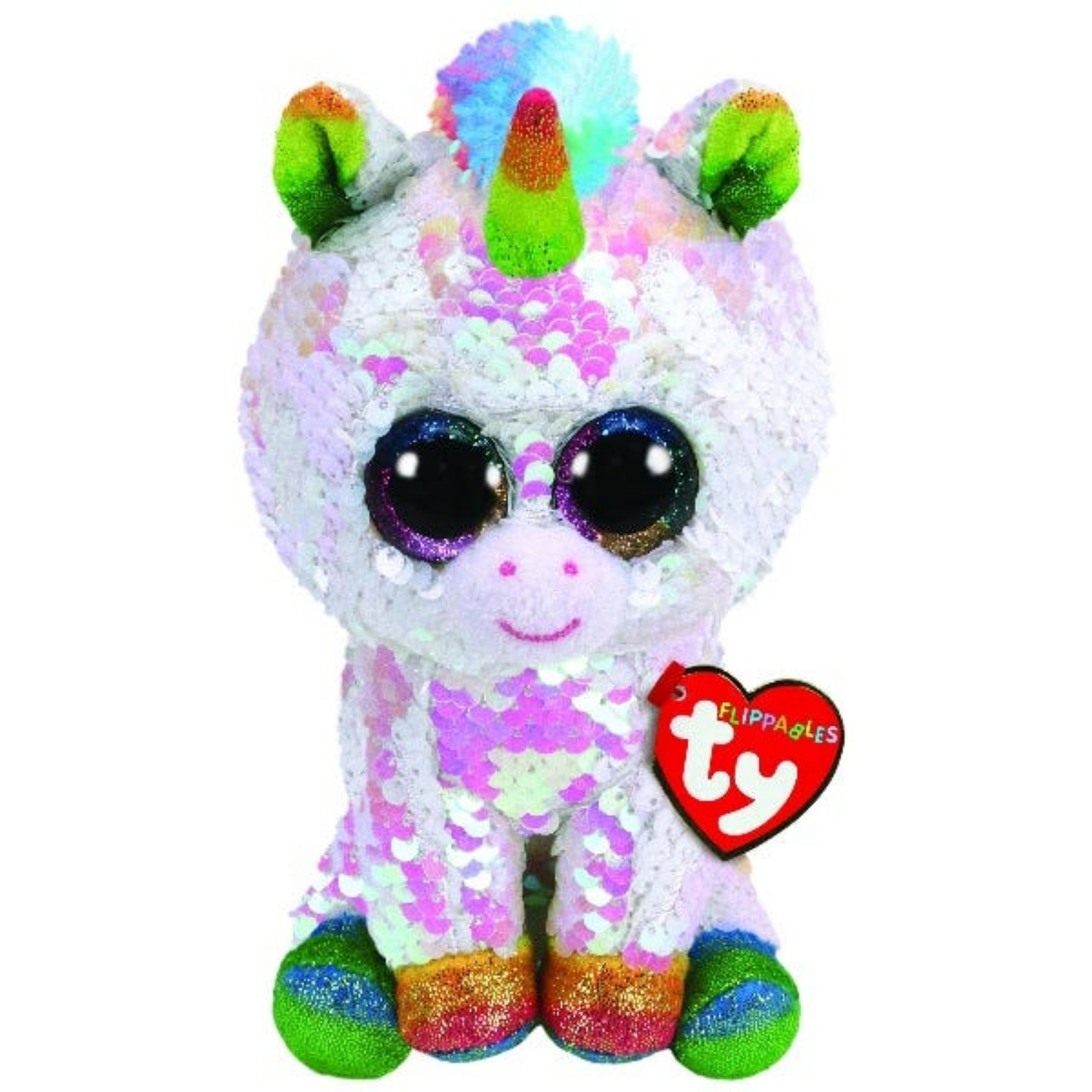 TY FLIPPABLES PIXY THE UNICORN 15 CM