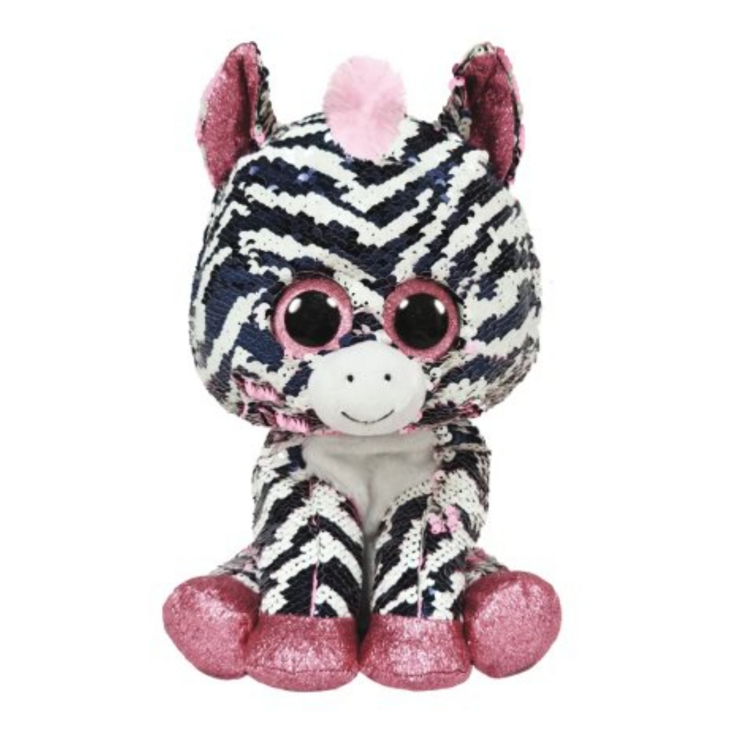 TY FLIPPABLES ZOE THE ZEBRA 15 CM