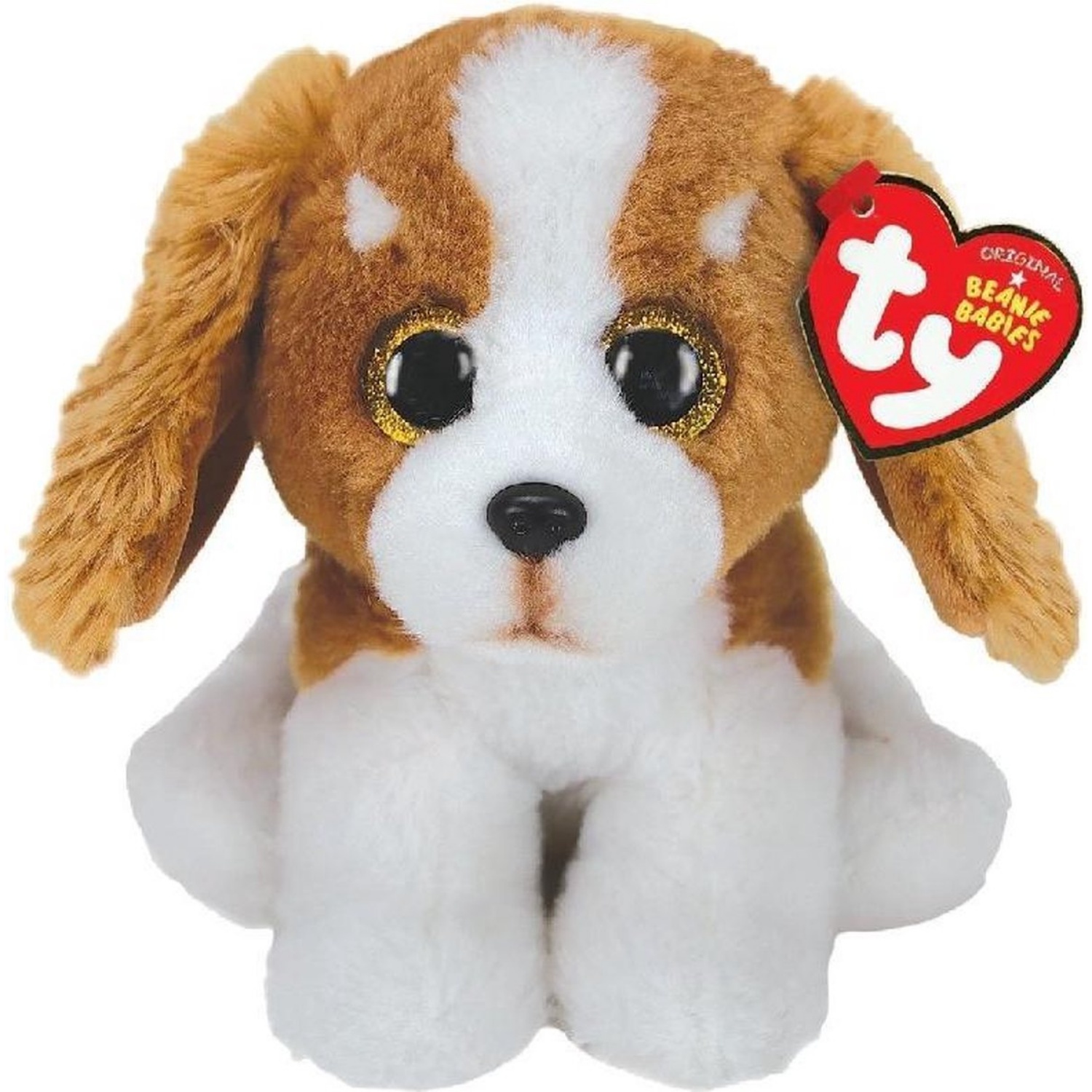 TY BEANIE BABIES BARKER BASSET HOUND 15 CM