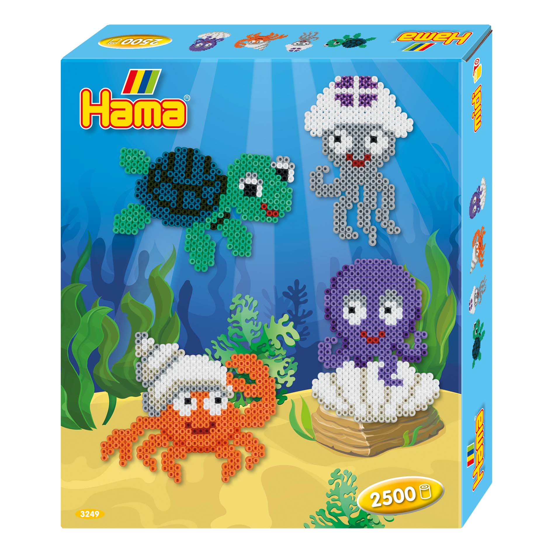 HAMA STRIJKKRALEN COMPLETE SET SEA CREATURES 2500 STUKS