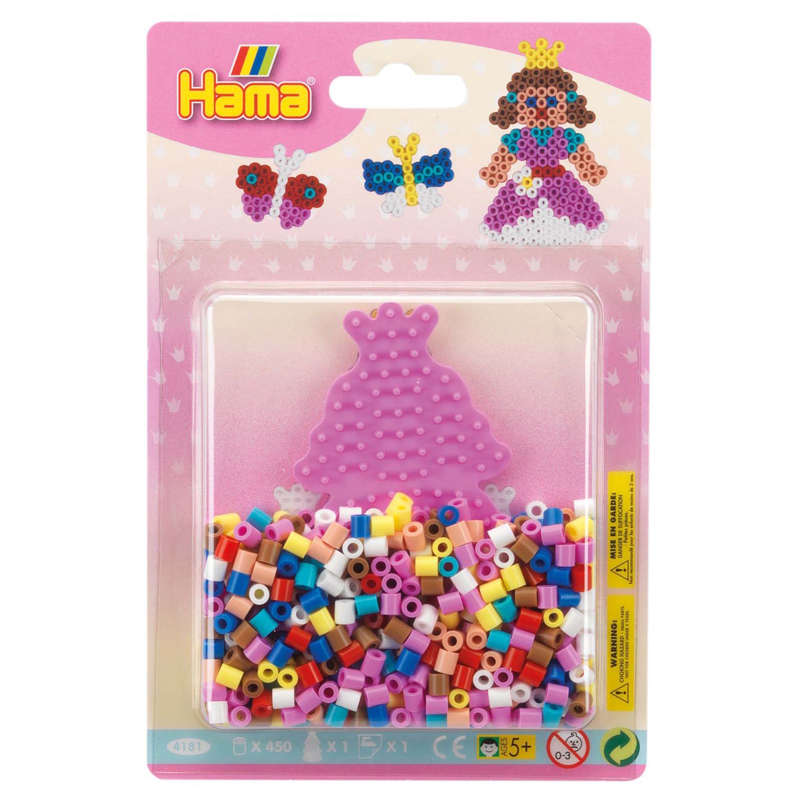 HAMA STRIJKKRALEN BLISTER PACK PRINCESS 450 STUKS