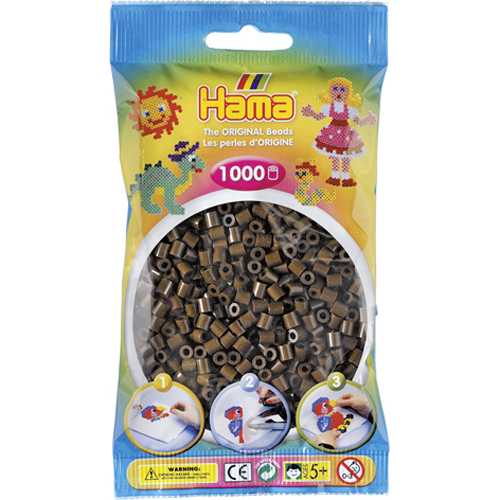 HAMA STRIJKKRALEN 1000 STUKS CHOCO