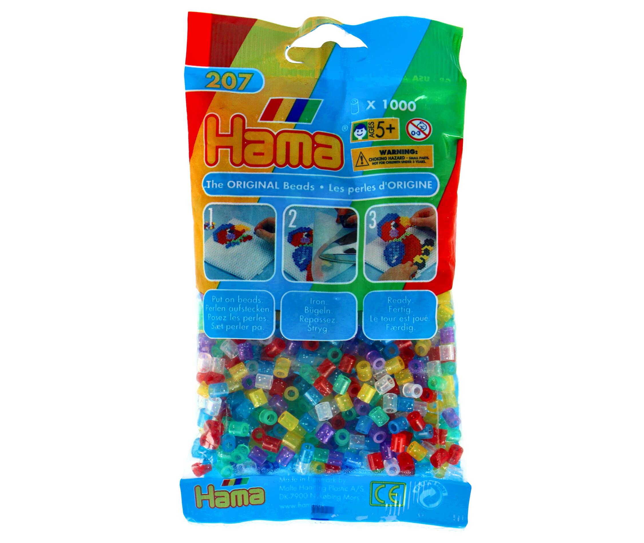 HAMA STRIJKKRALEN 1000 STUKS GLITTER