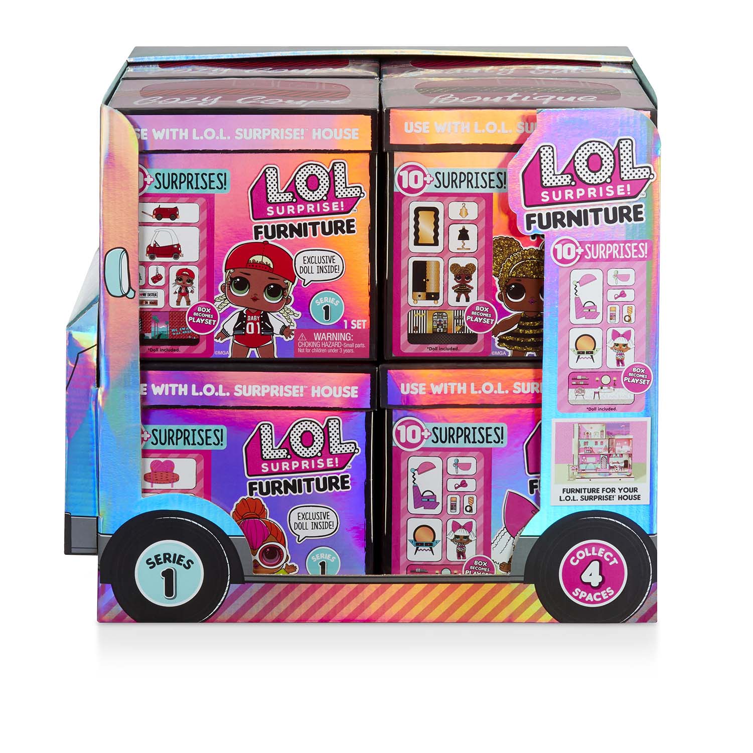 L.O.L. SURPRISE! FURNITURE WITH DOLL ASSORTI