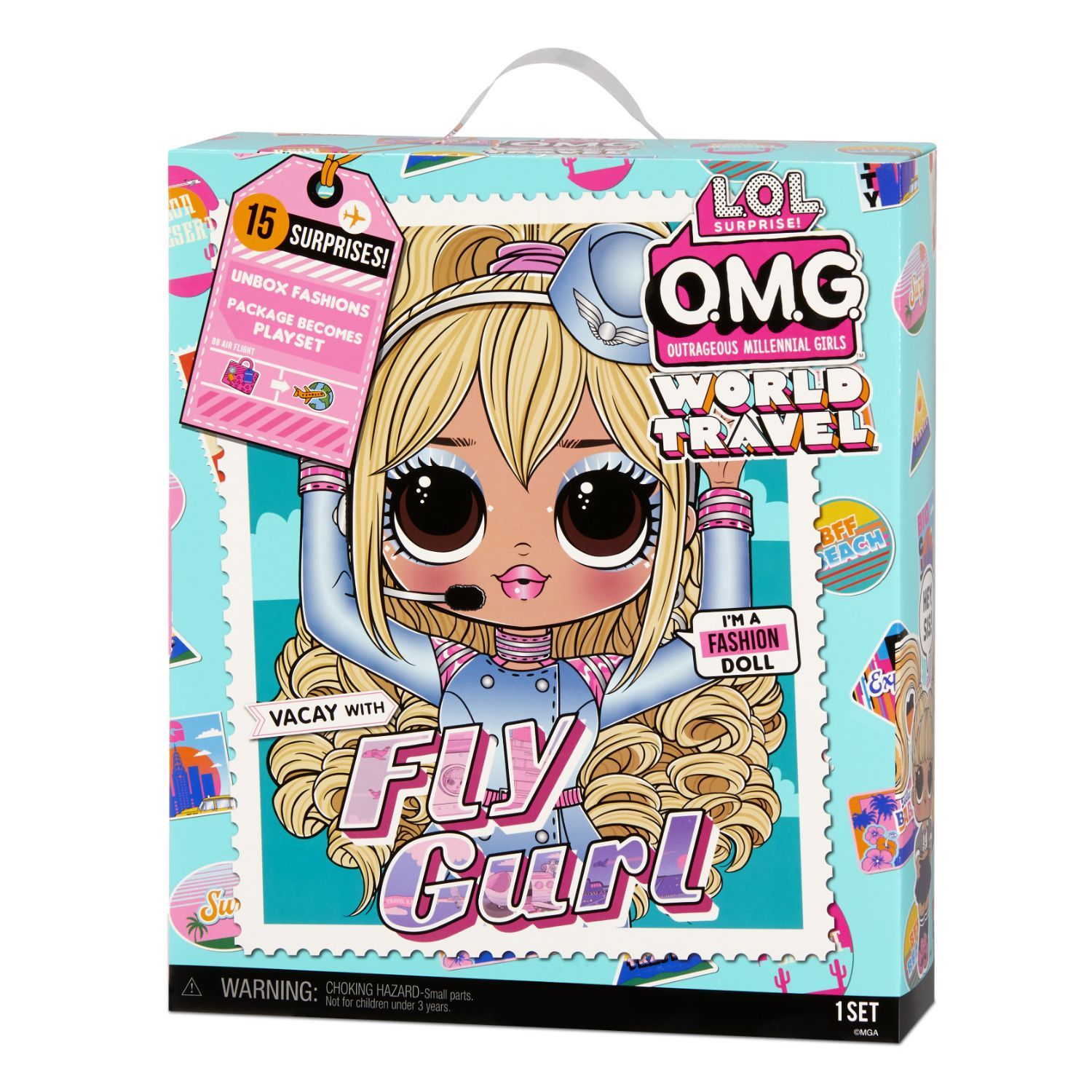 L.O.L. SURPRISE OMG TRAVEL DOLL- FLY GURL