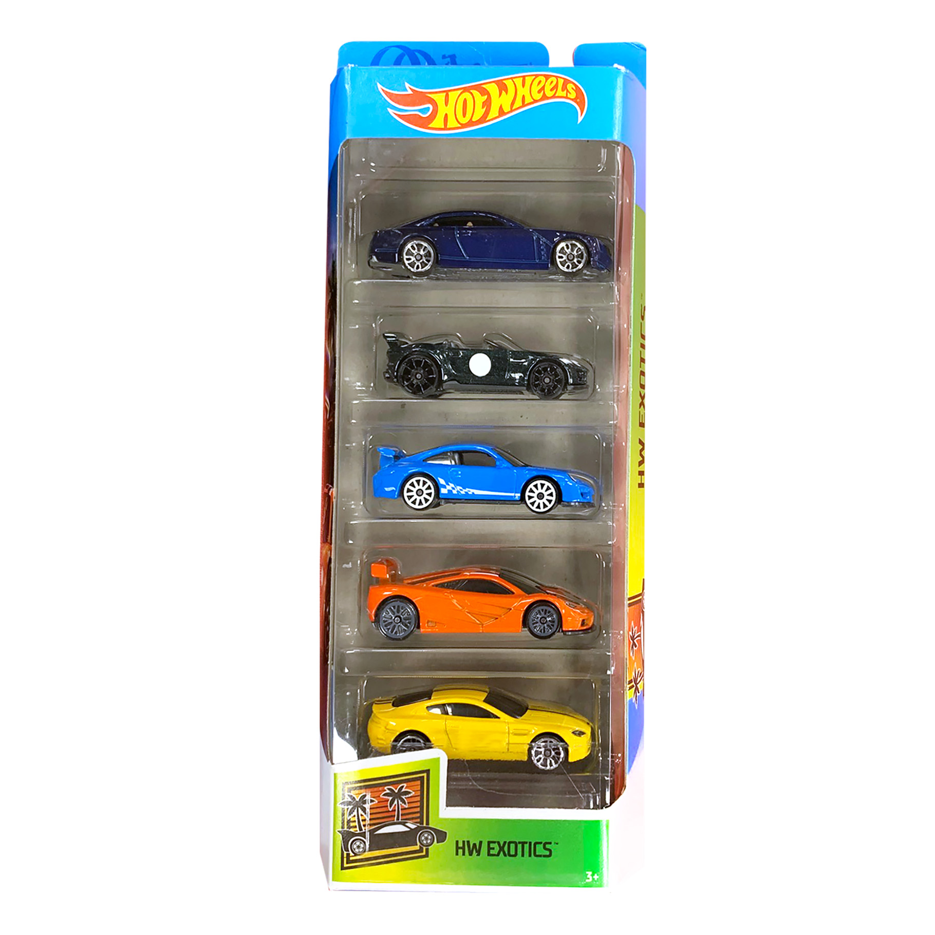 HOT WHEELS AUTO DIECAST 5-PACK ASSORTI