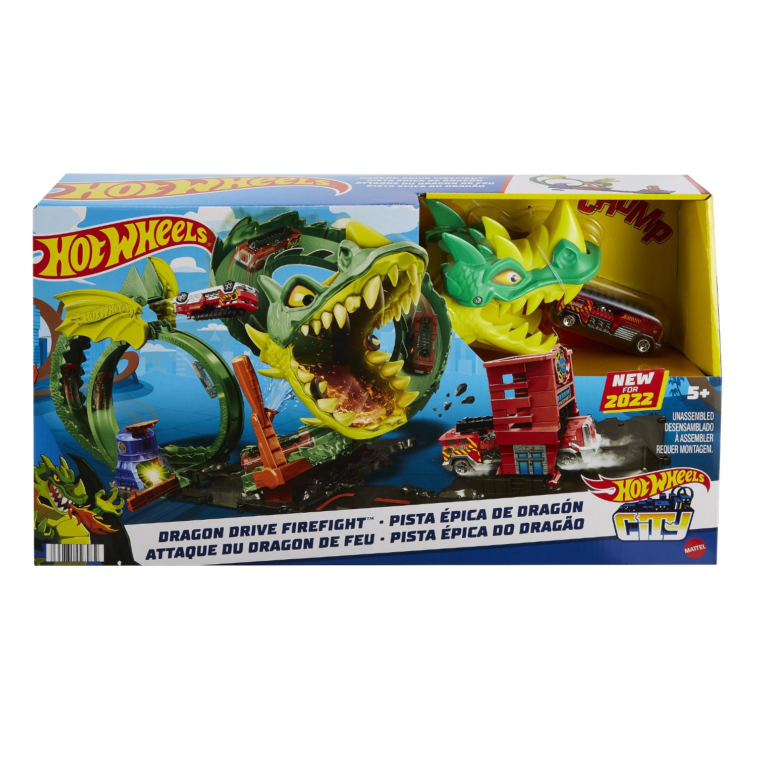 HOT WHEELS CITY DRAGON DRIVE FIREFIGHT