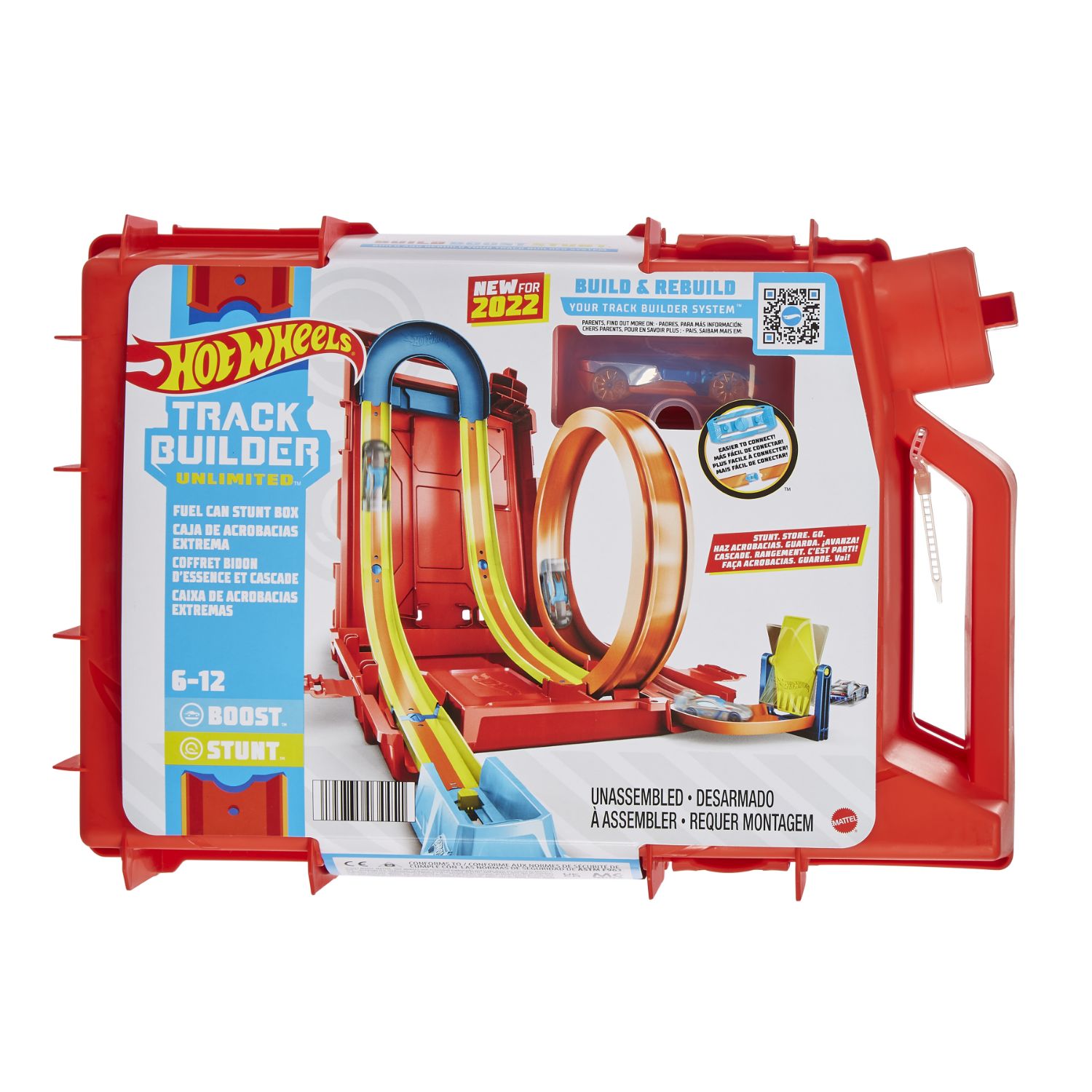 HOT WHEELS TRACK BUILDER UNLIMITED FUEL CAN STUNT BOX