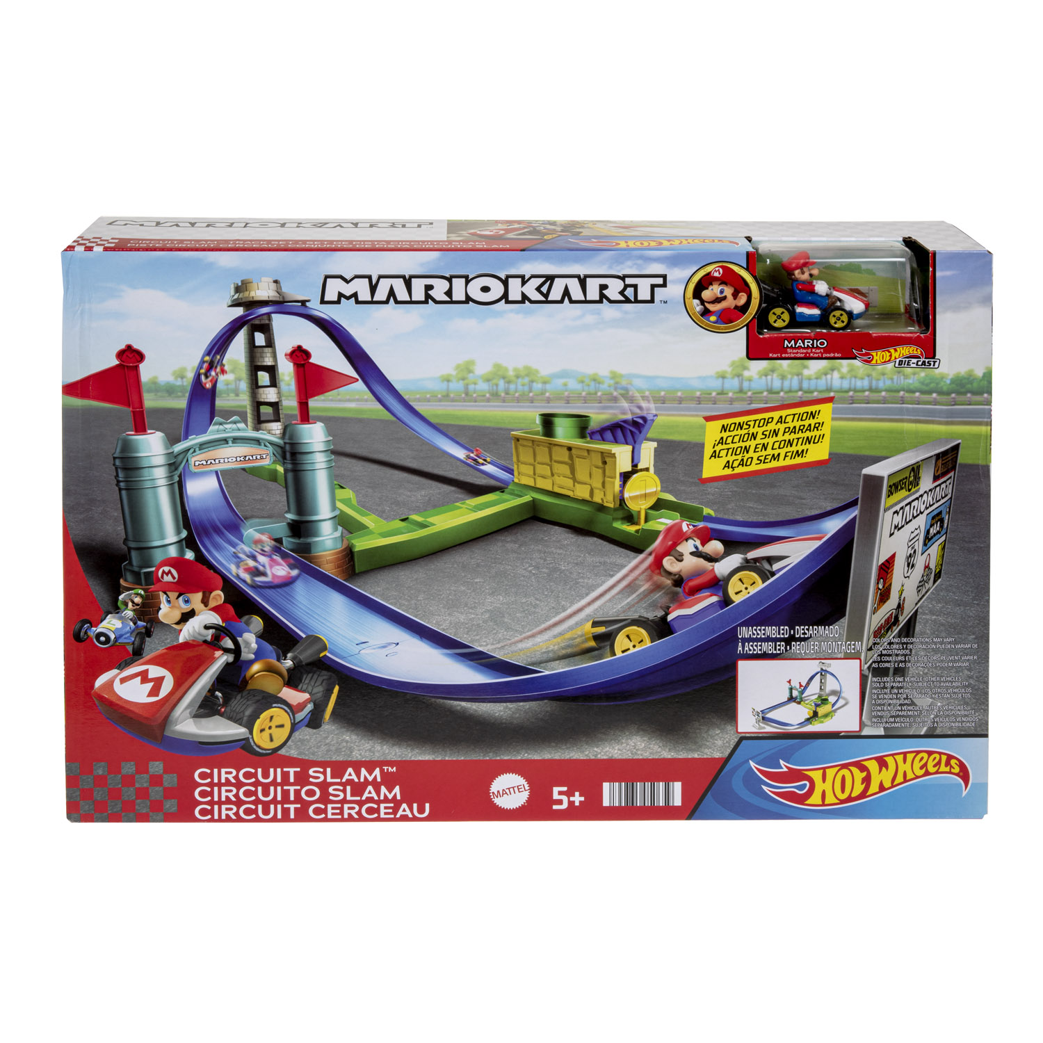 HOT WHEELS MARIO KART CIRCUIT SLAM