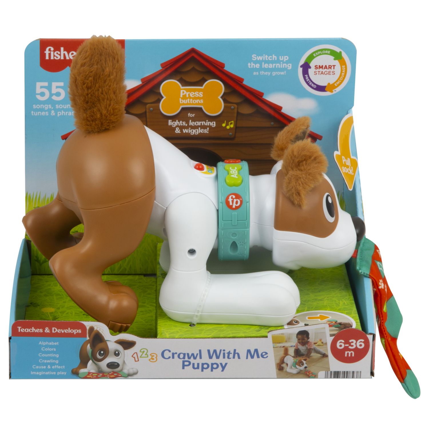 FISHER PRICE 123 CRAWL WITH ME PUPPY NL