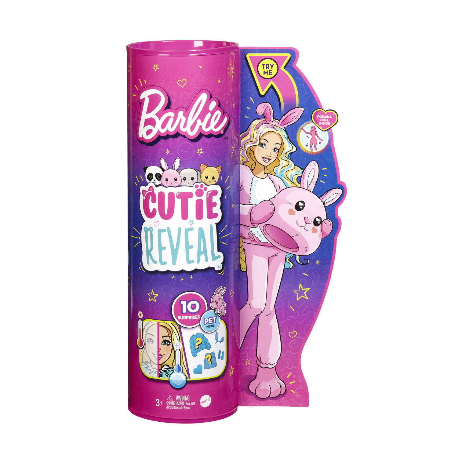 BARBIE CUTIE REVEAL DOLL 1 - BUNNY