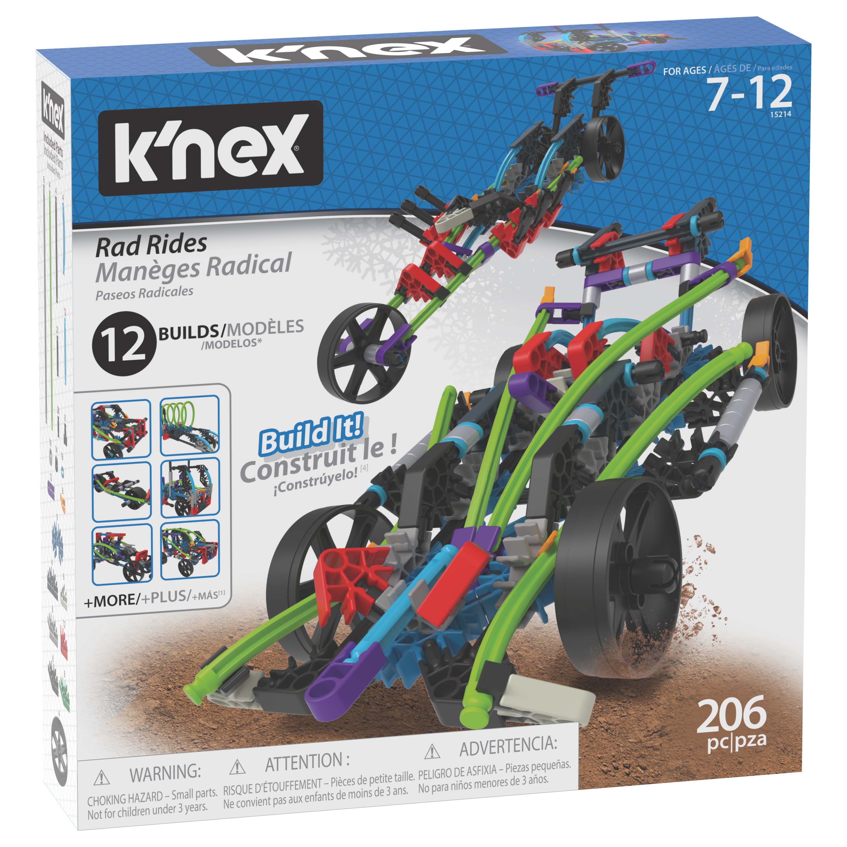 KNEX CLASSICS 200 STUKS SETS RAD RIDES 200 PIECES