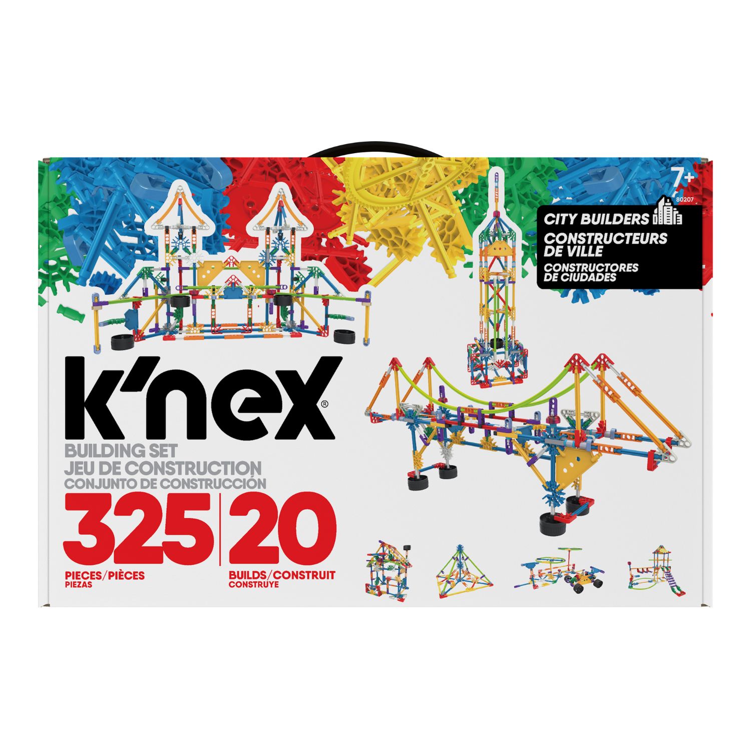 KNEX CLASSICS 300 STUKS/20 MODEL BUILDING SET BLAUW