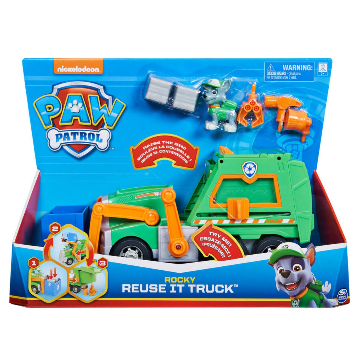 PAW PATROL ROCKYS RE USE IT TRUCK ROCKY