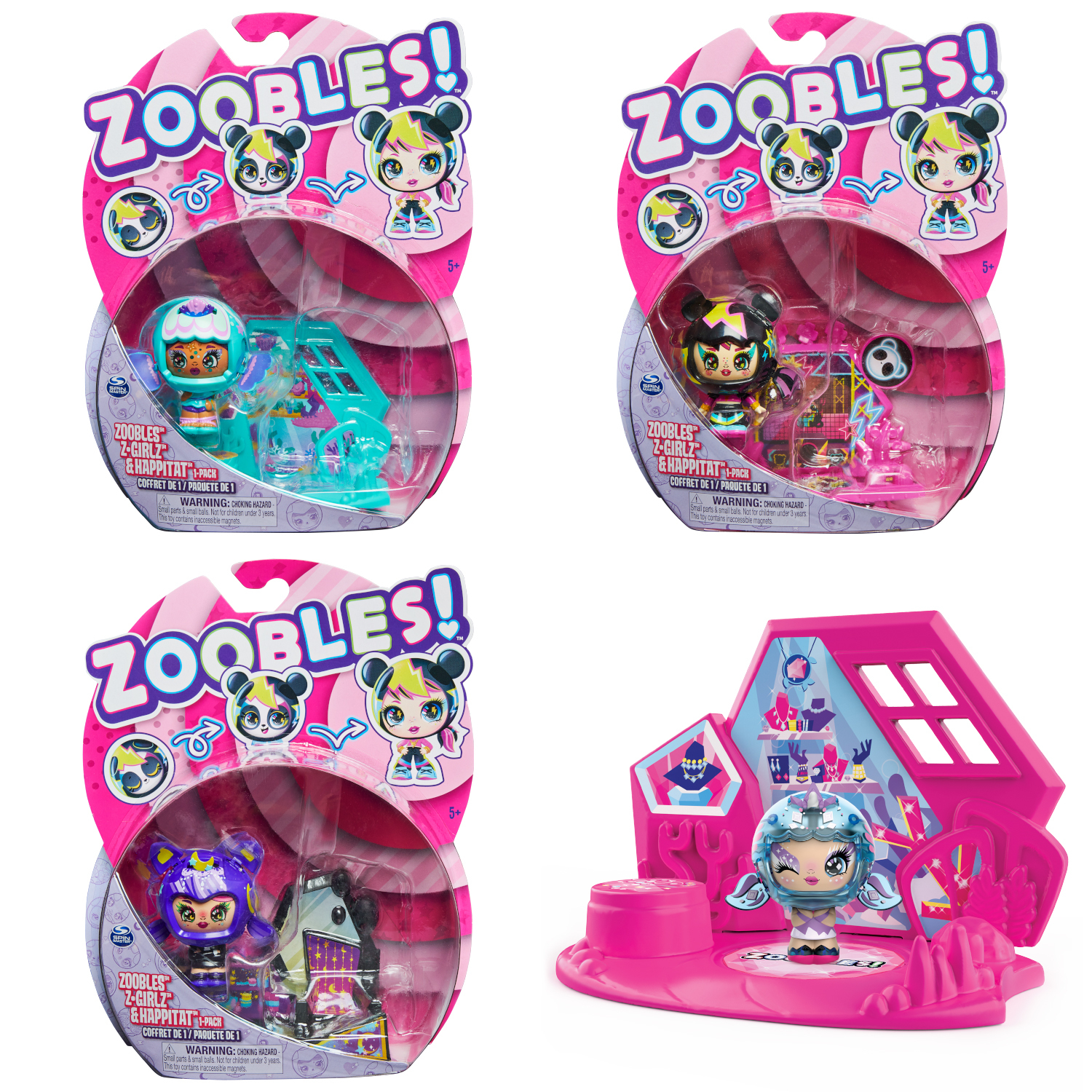 ZOOBLES GIRL 1 PACK ASSORTMENT