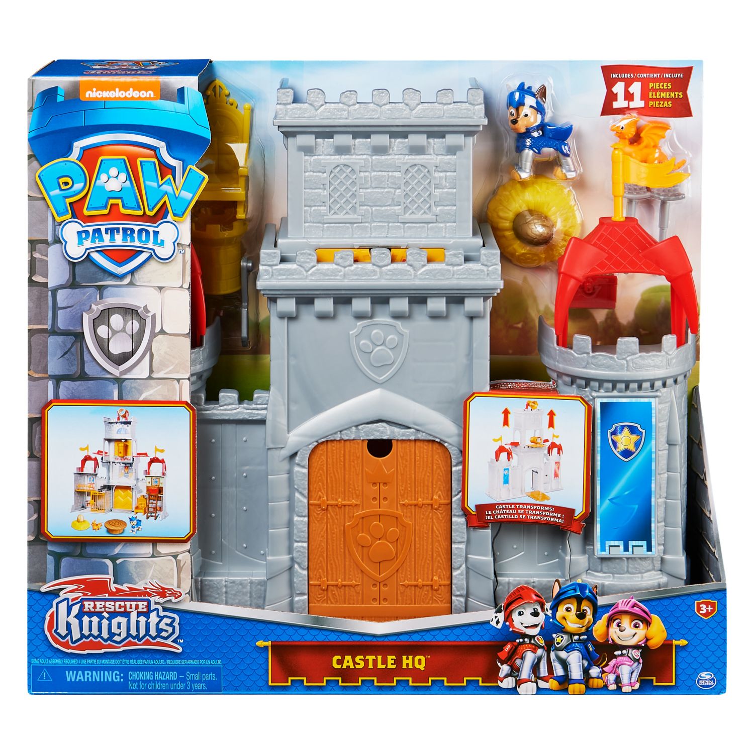 PAW PATROL RESCUE KNIGHTS KNIGHT CASTLE PLAYSET