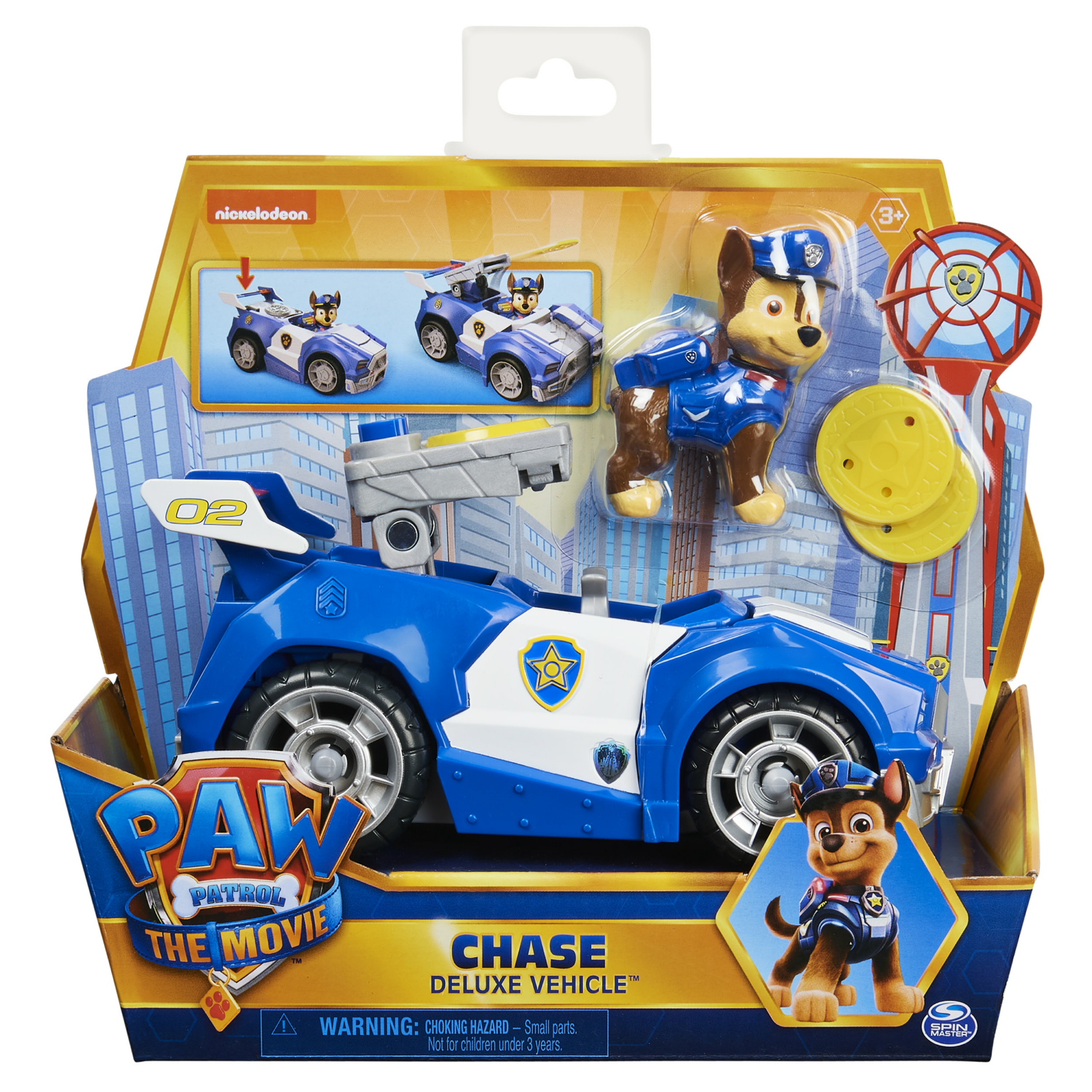 PAW PATROL THE MOVIE - CHASE'S VOERTUIG