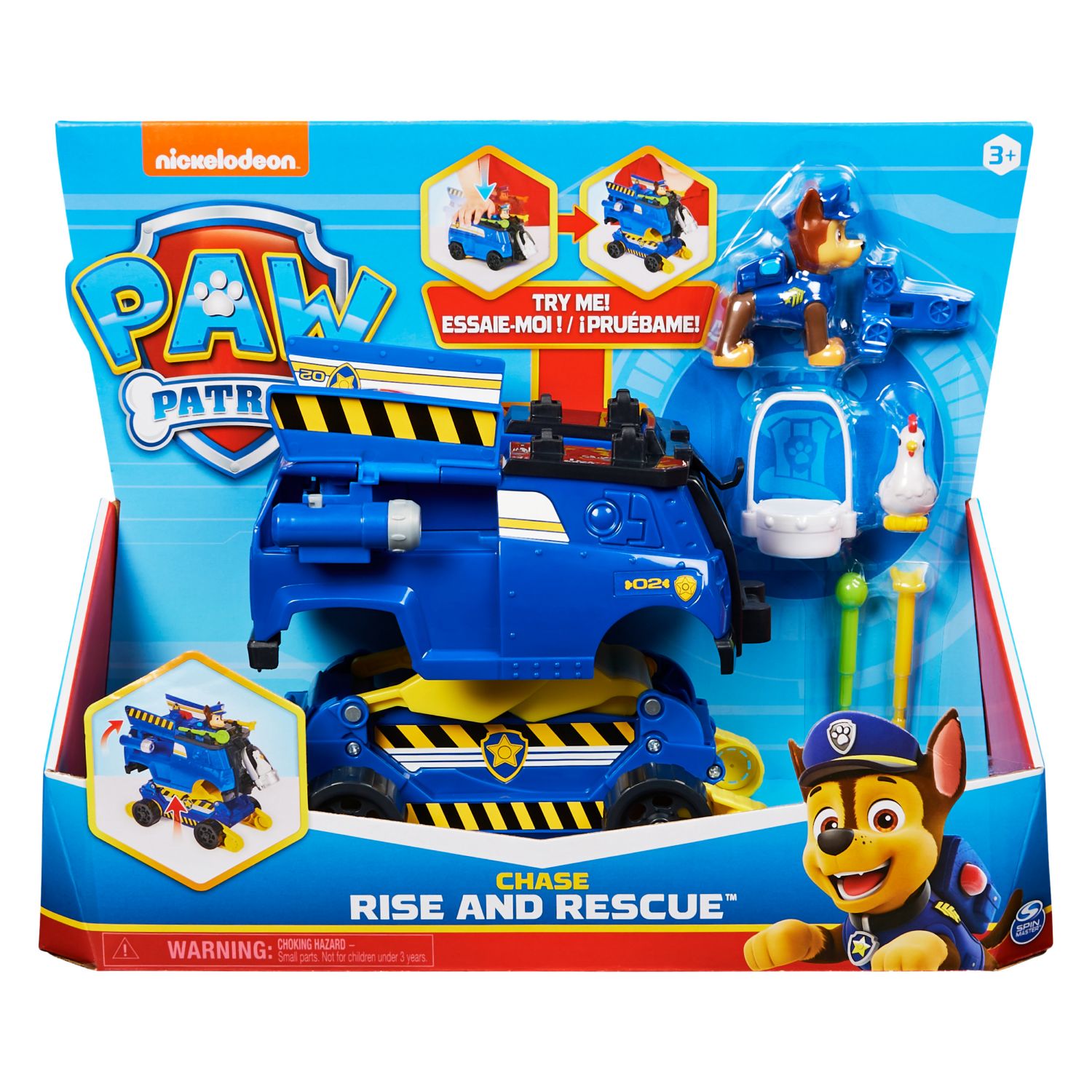 PAW PATROL RISE N RESCUE VEHICLE CHASE