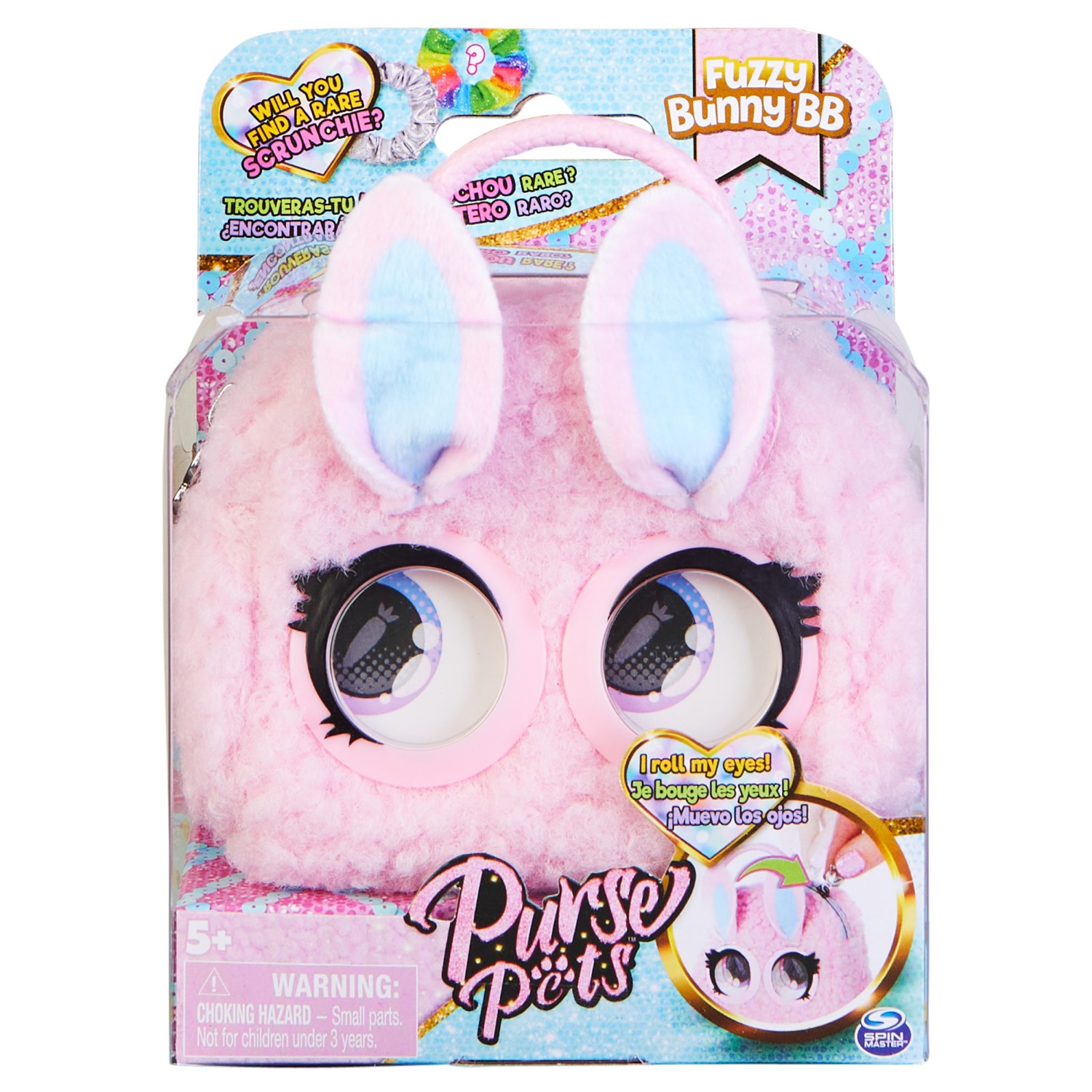 PURSE PETS MICRO PURSE PETS FUZZY BUNNY