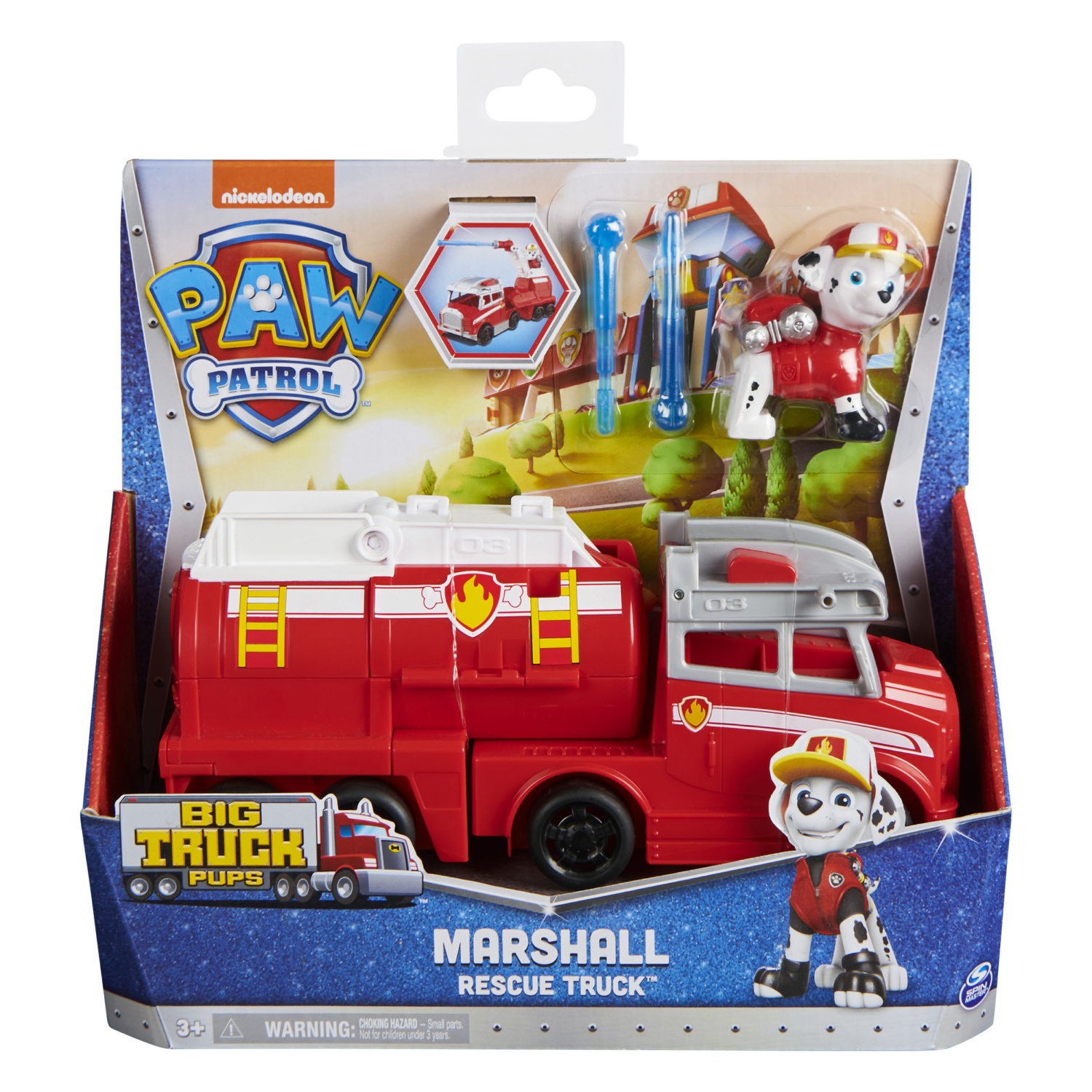 PAW PATROL BIG TRUCK PUPS DELUXE VEHICLE MARSHALL