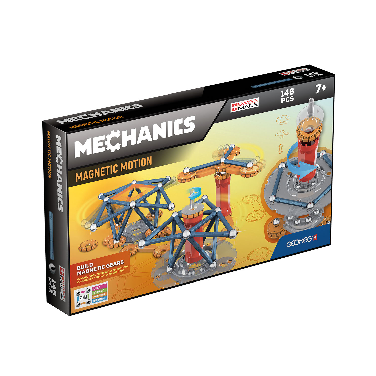 GEOMAG MECHANICS MAGNETIC MOTION BOUWSET 146 STUKS