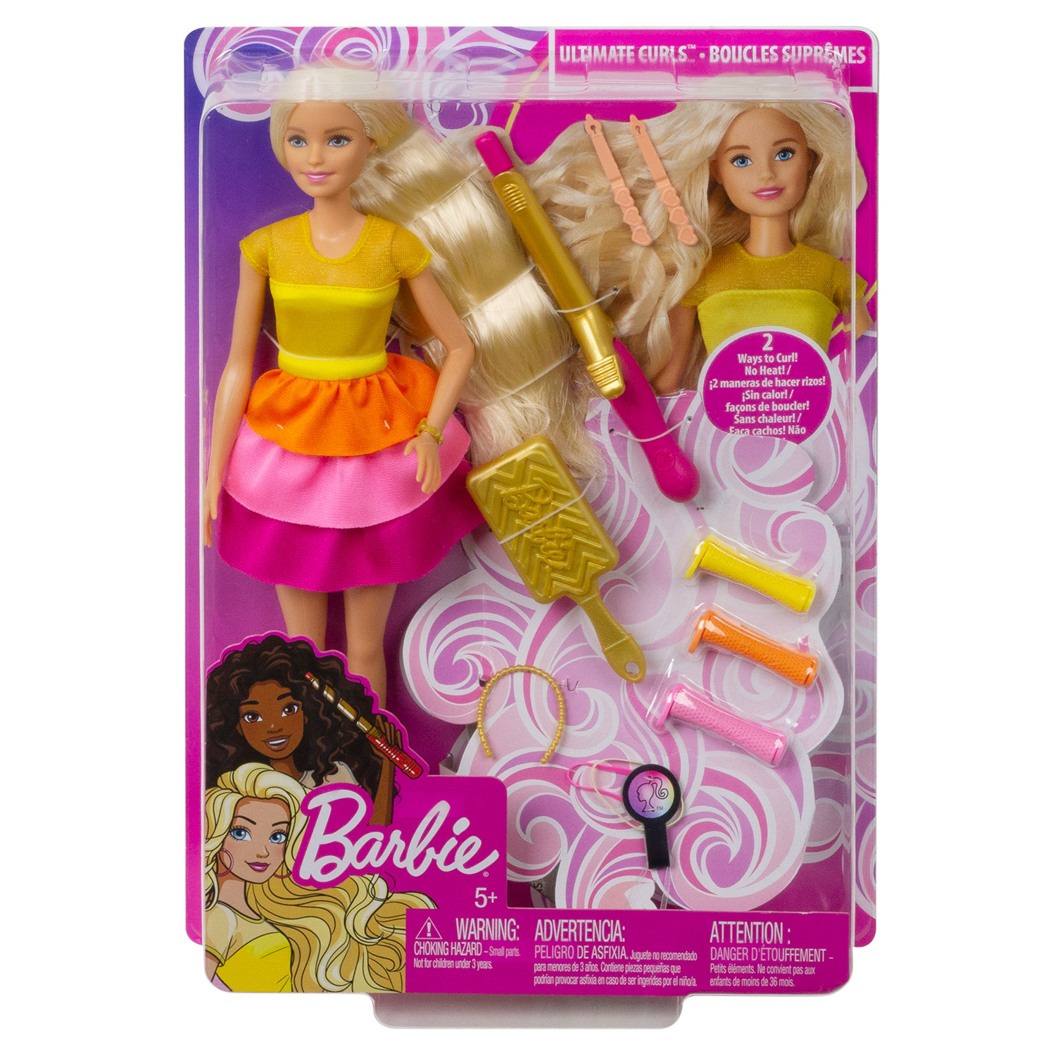 BARBIE ULTIEME KRULLEN POP EN SPEELSET