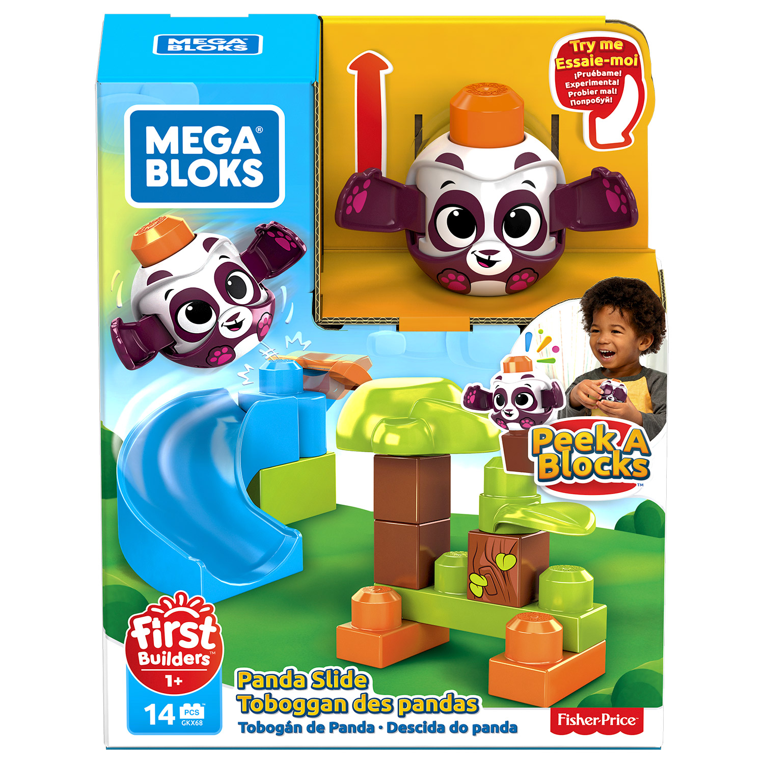 FISHER PRICE MEGA BLOKS PANDA BOS