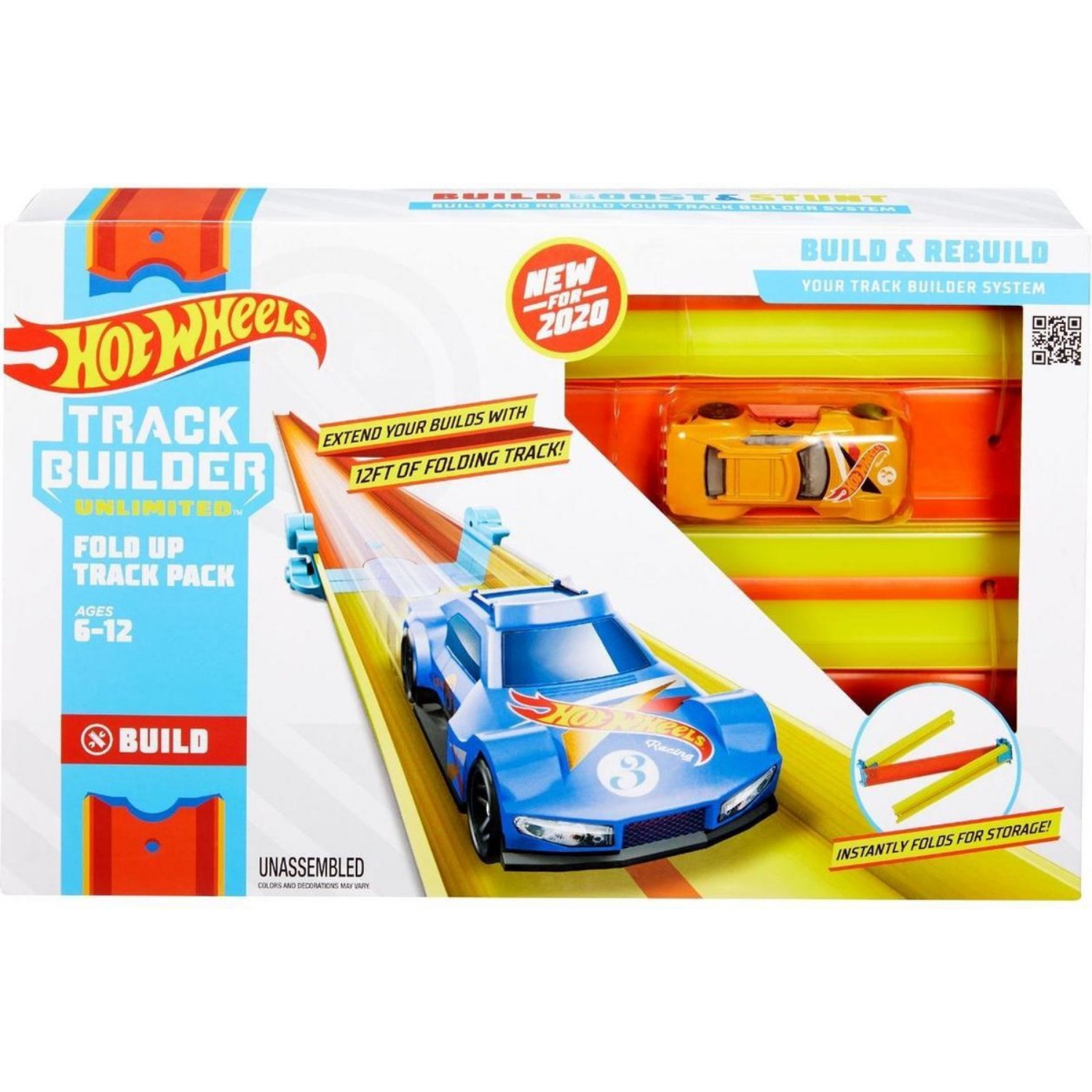 HOT WHEELS TRACK BUILDER OPVOUWBARE BANENSET