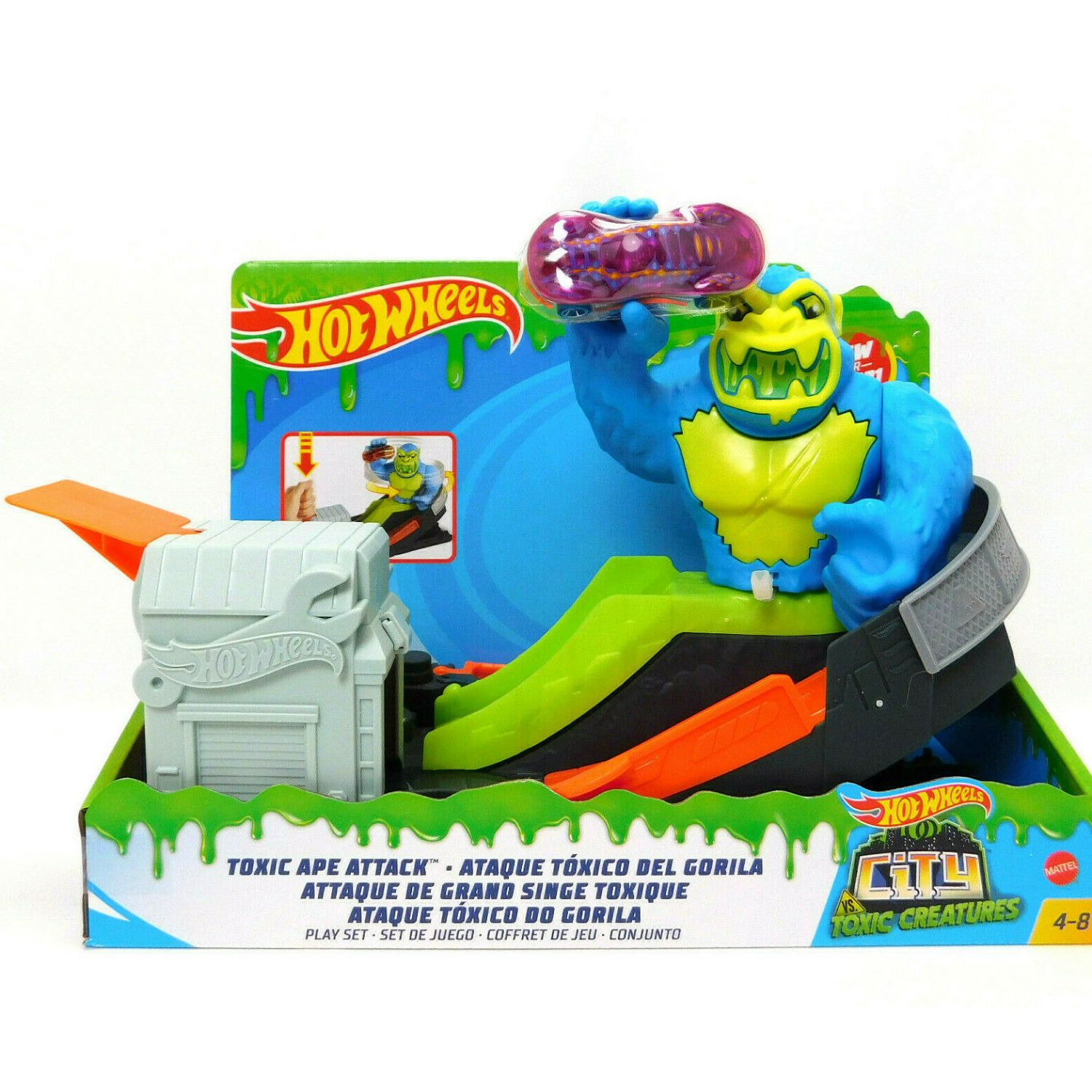 HOT WHEELS CITY GIFTIGE AAP AANVAL