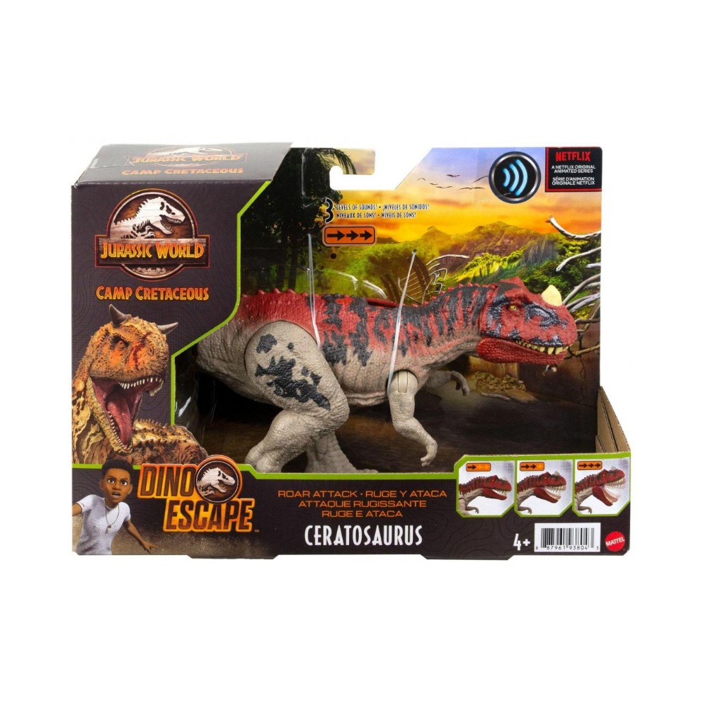 JURASSIC WORLD ROAR ATTACK CERATOSAURUS