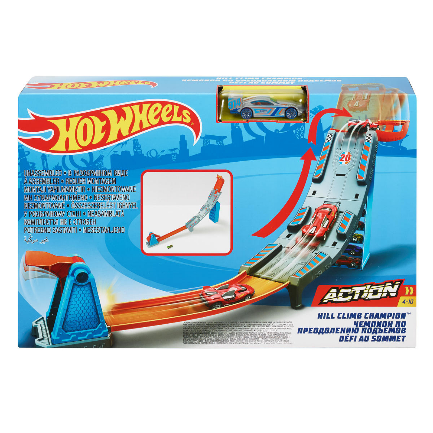 HOT WHEELS RAPID RACEWAY CHAMPION PLAY SET ASSORTI