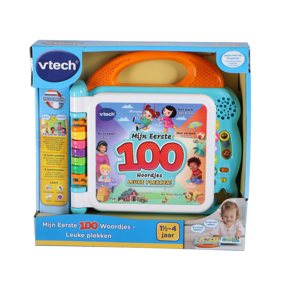 VTECH MIJN EERSTE 100 WOORDJES LEUKE PLEKKEN NL/FR