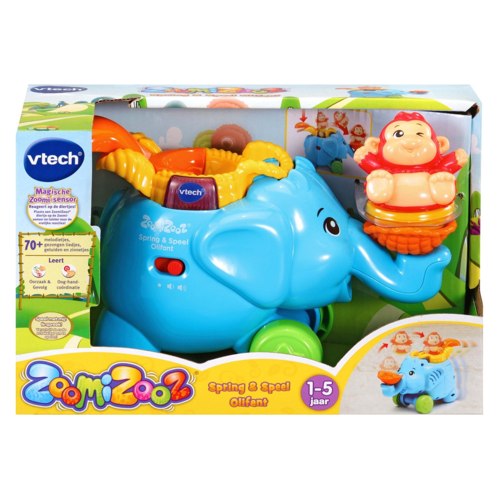 VTECH ZOOMIZOOZ SPRING EN SPEEL OLIFANT