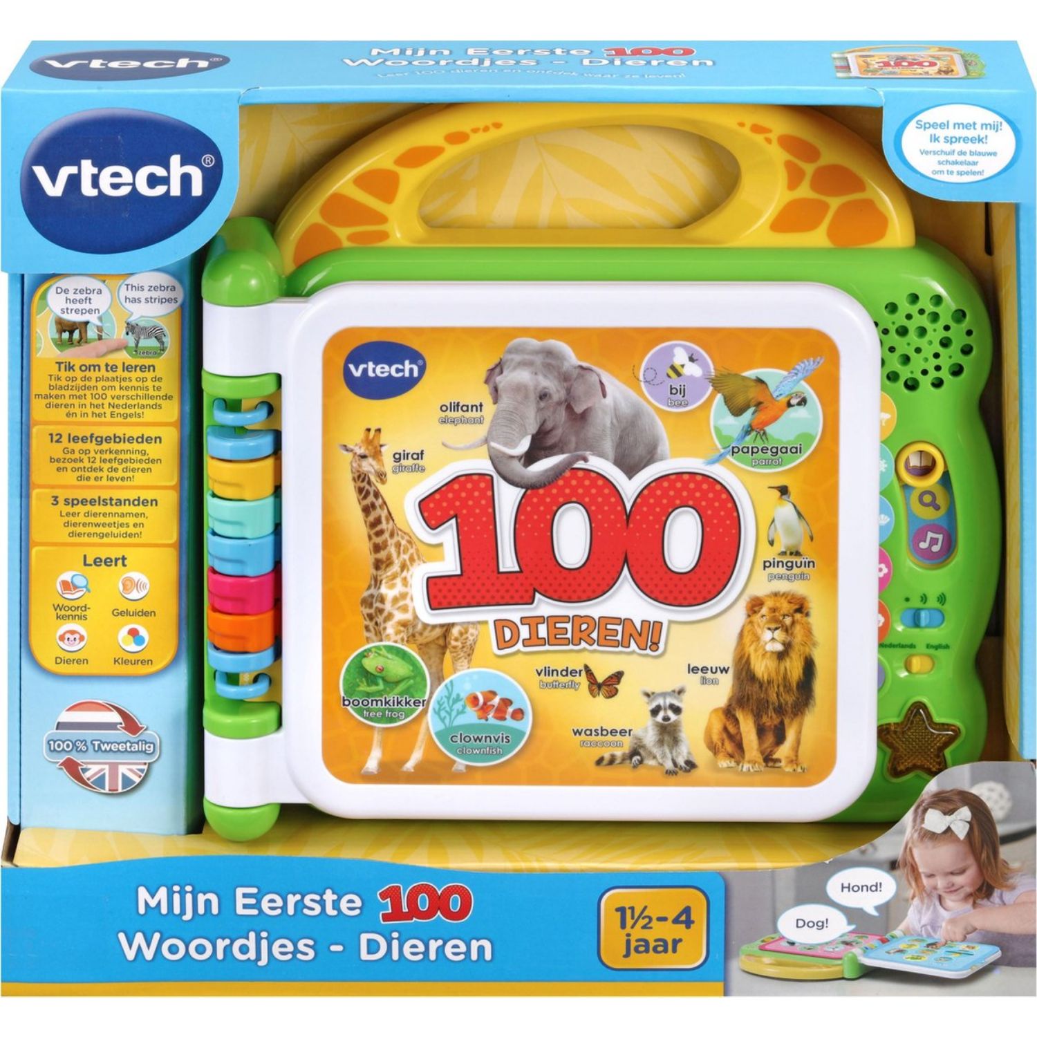 VTECH MIJN EERSTE 100 WOORDJES DIEREN NL/FR