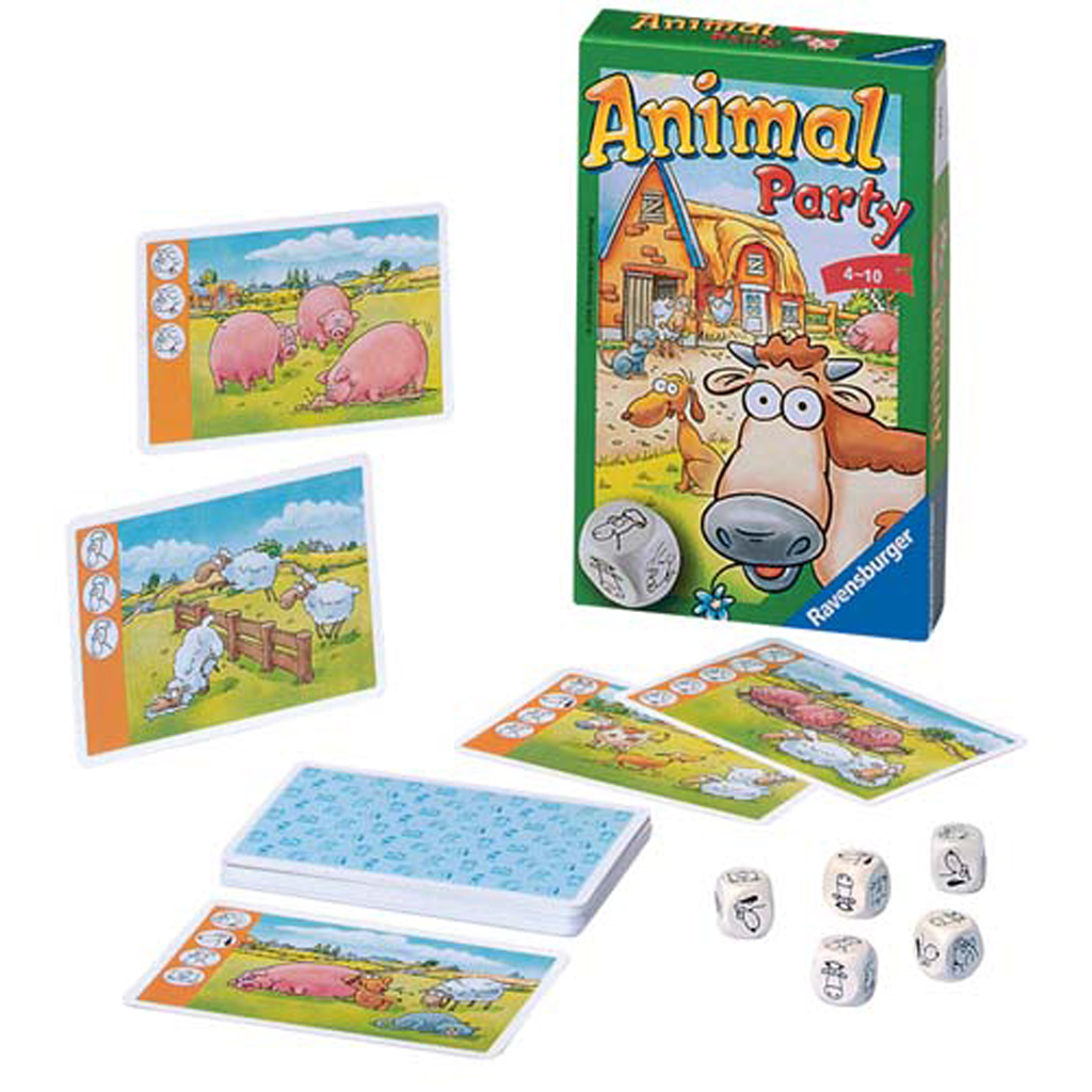 RAVENSBURGER ANIMAL PARTY POCKET - REISSPEL