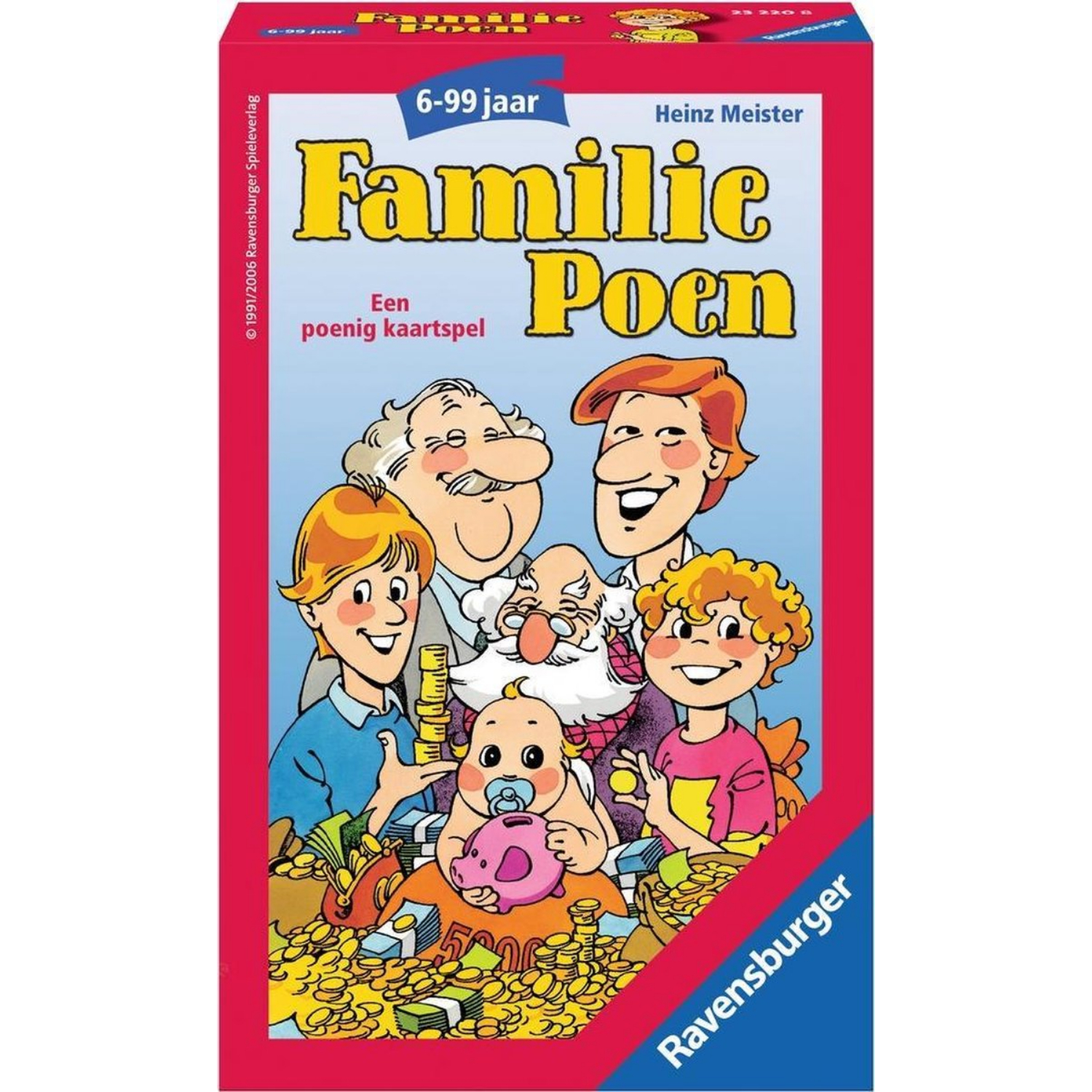 RAVENSBURGER FAMILIE POEN - KAARTSPEL - POCKETSPEL