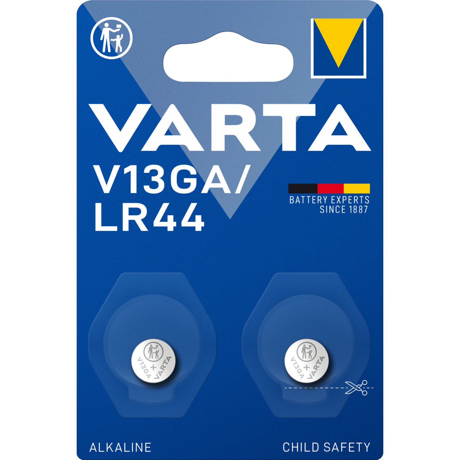 BATTERIJ V13GA 2 STUKS VARTA KNOOPCEL