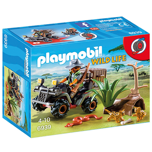 PLAYMOBIL 6939 WILD LIFE STROPER MET QUAD