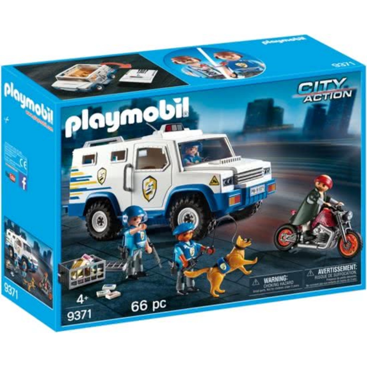 PLAYMOBIL 9371 GELDTRANSPORT