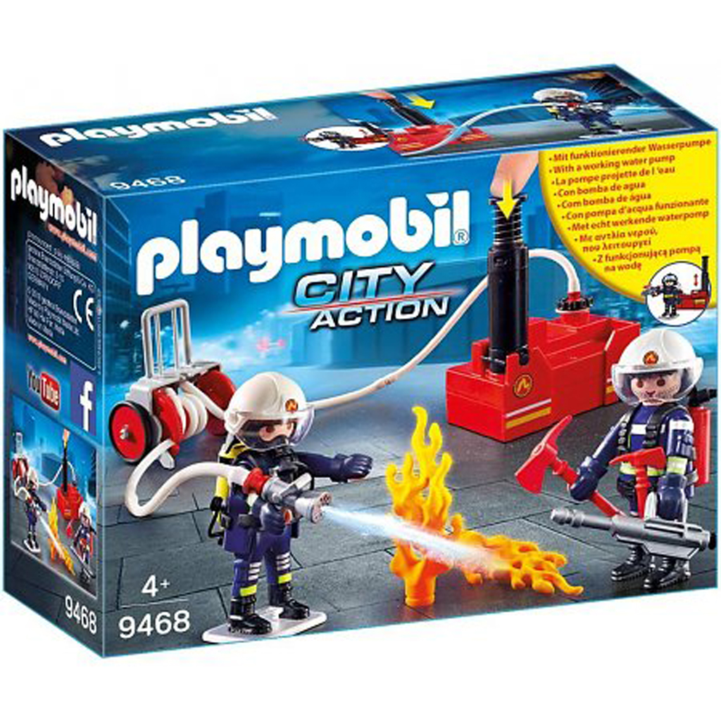 PLAYMOBIL 9468 BRANDWEERTEAM MET WATERPOMP