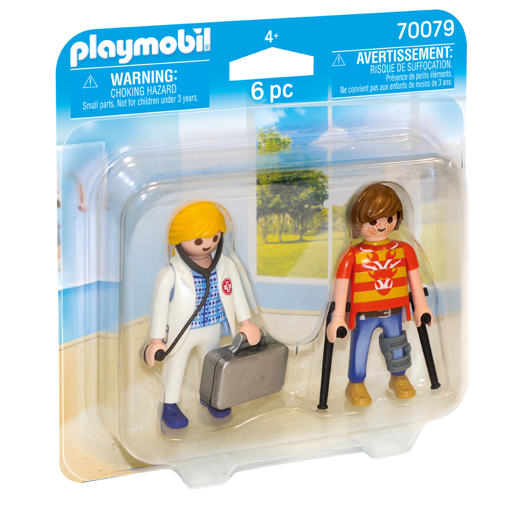 PLAYMOBIL 70079 DUOPACK DOKTER EN PATIENT