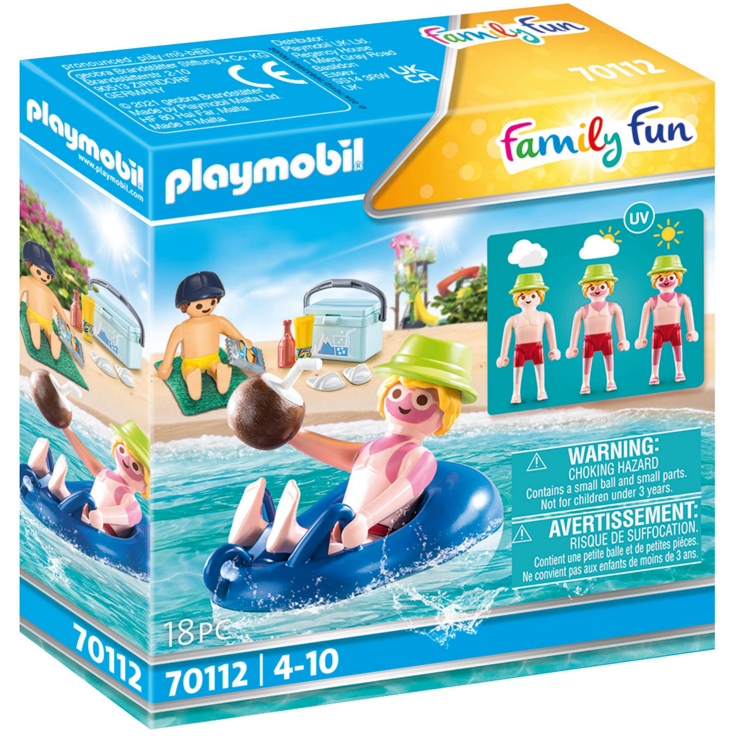 PLAYMOBIL 70112 BADGAST MET ZWEMBANDEN