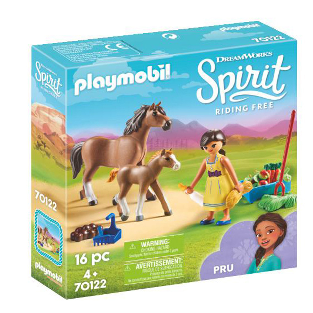 PLAYMOBIL 70122 PRU MET PAARD EN VEULEN