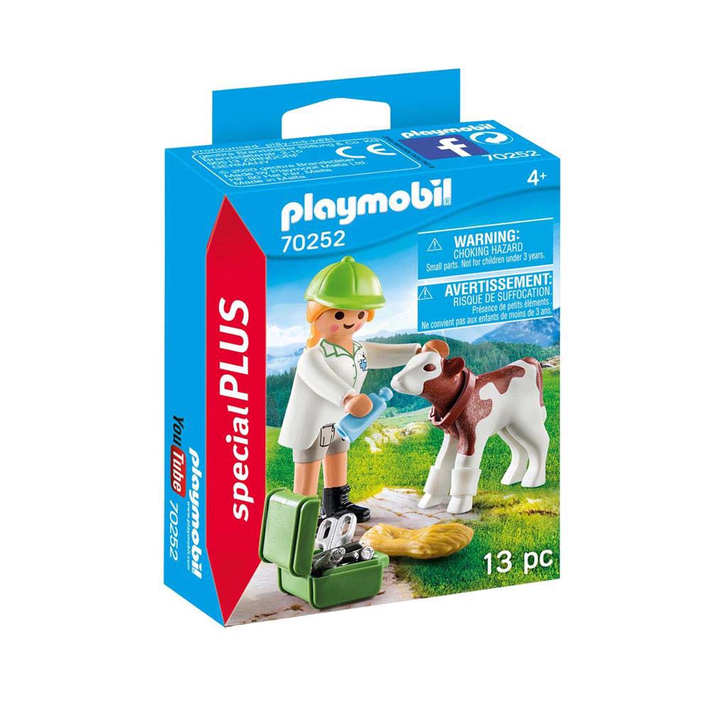 PLAYMOBIL 70252 DIERENARTS MET KALF