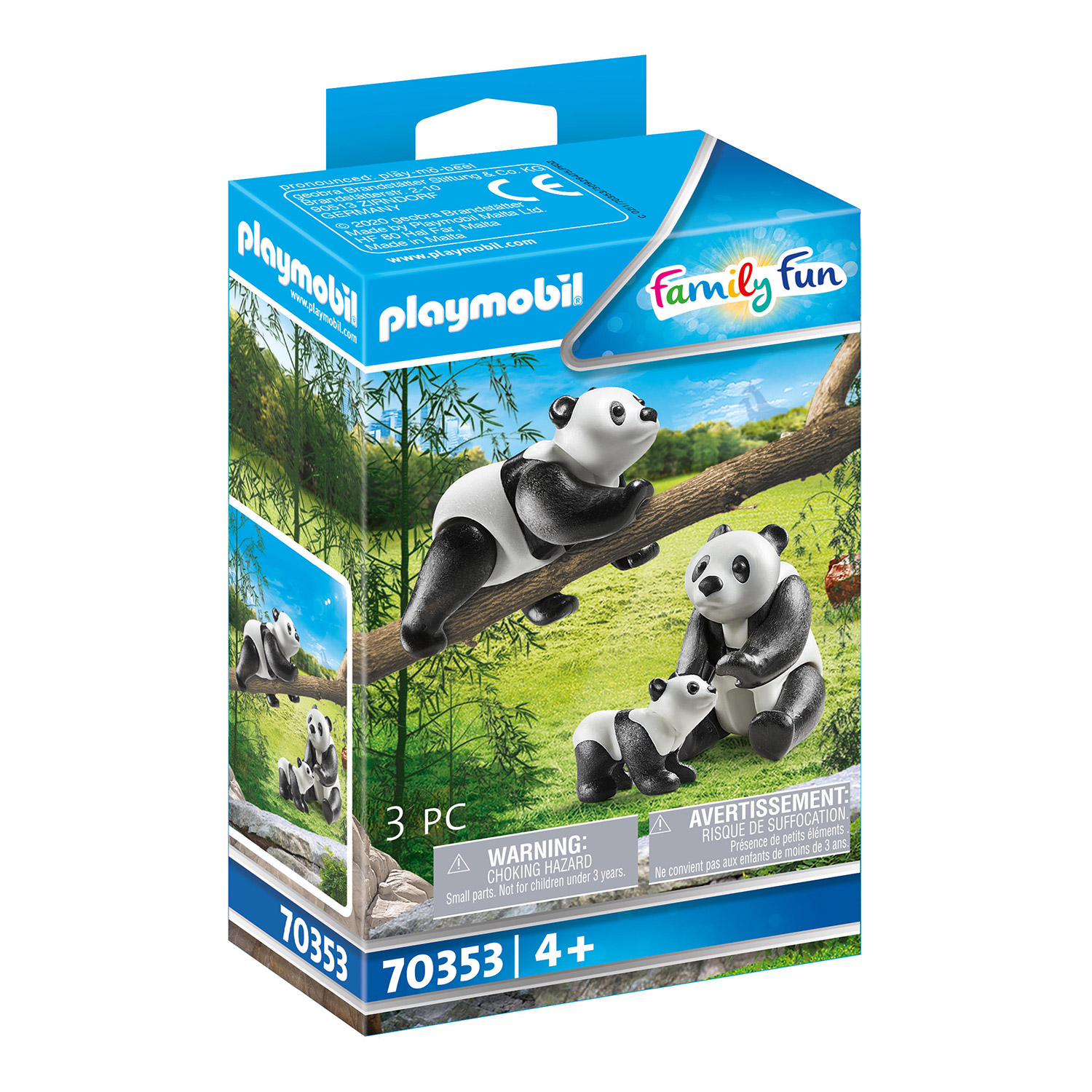 PLAYMOBIL 70353 2 PANDAS MET BABY