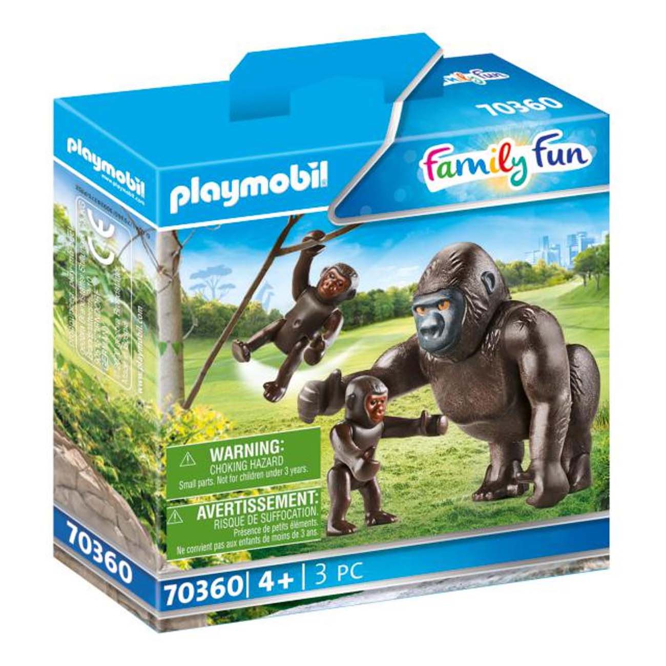 PLAYMOBIL 70360 GORILLA MET BABIES