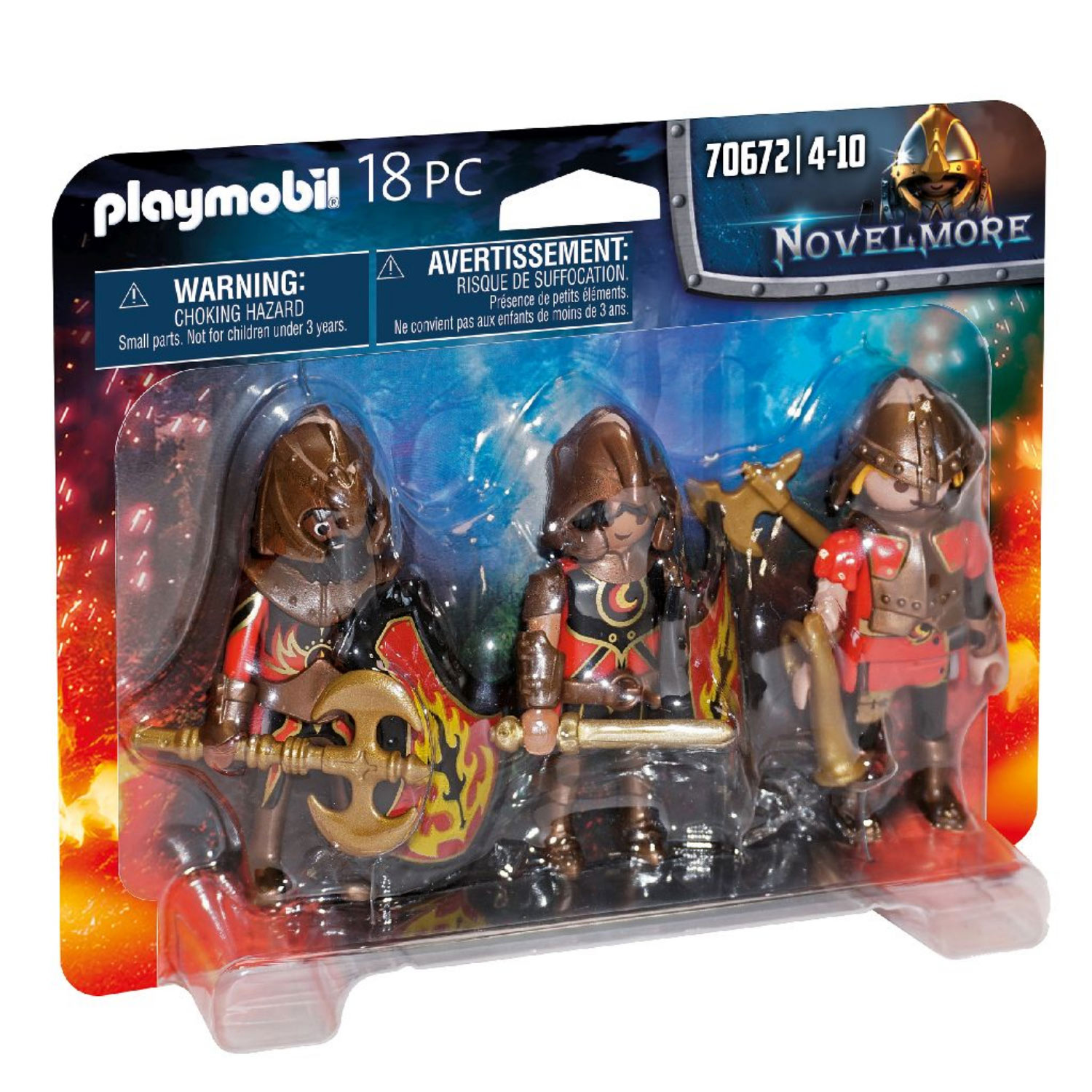 PLAYMOBIL 70672 SET VAN 3 BURNHAM RAIDERS