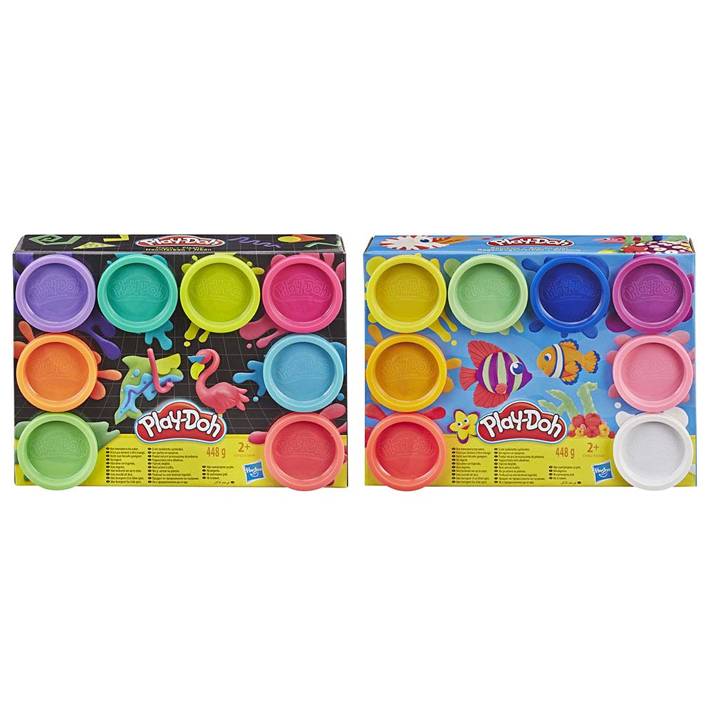 PLAY-DOH 8 PACK REGENBOOG ASST