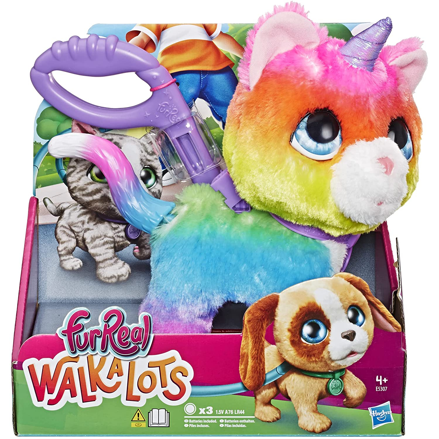 FUR REAL WALKALOTS BIG WAGS UNICORN CAT